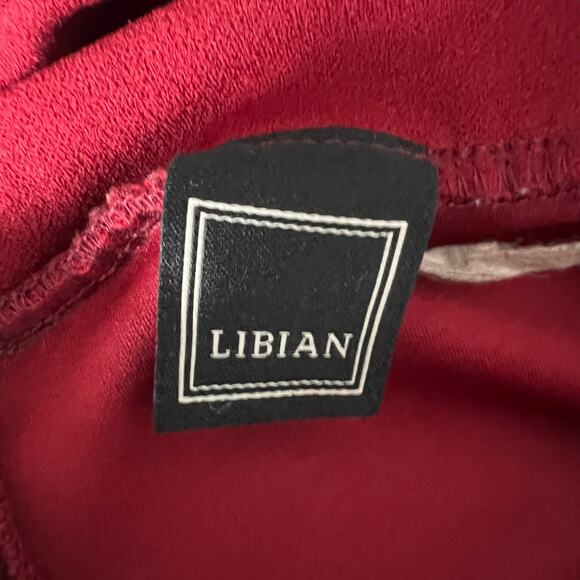 Libian Womens Dress 3X Vtg Ruffle Overlay Party Cocktail Wedding Guest Stretch - Picture 2 of 9